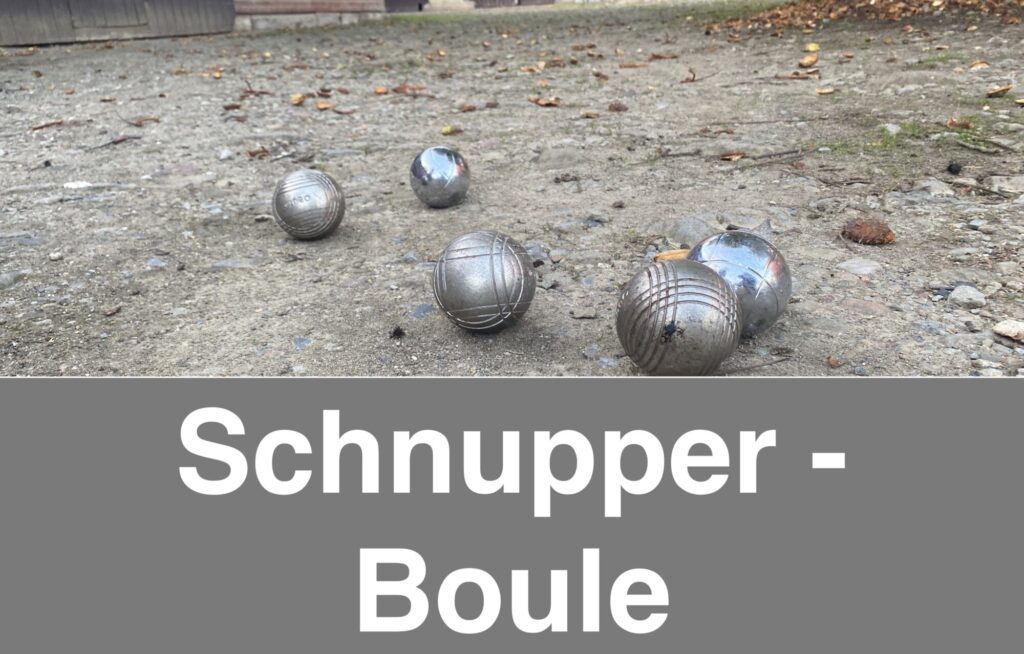 Einladung zum Schnupper-Boule